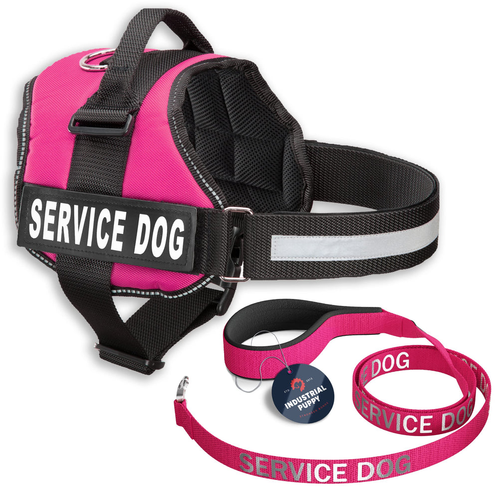 Industrial Puppy chaleco servicio con cierre de velcro para ajuste rápido y cómodo.