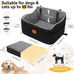 INDYBUD dos correas de seguridad mantienen al perro estable.