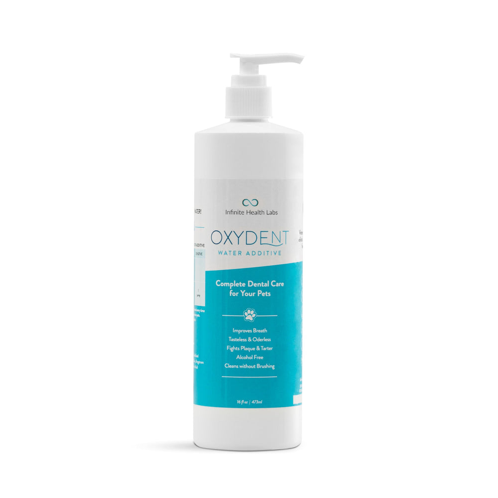 Oxydent en agua dental para perros y gatos mejora el aliento