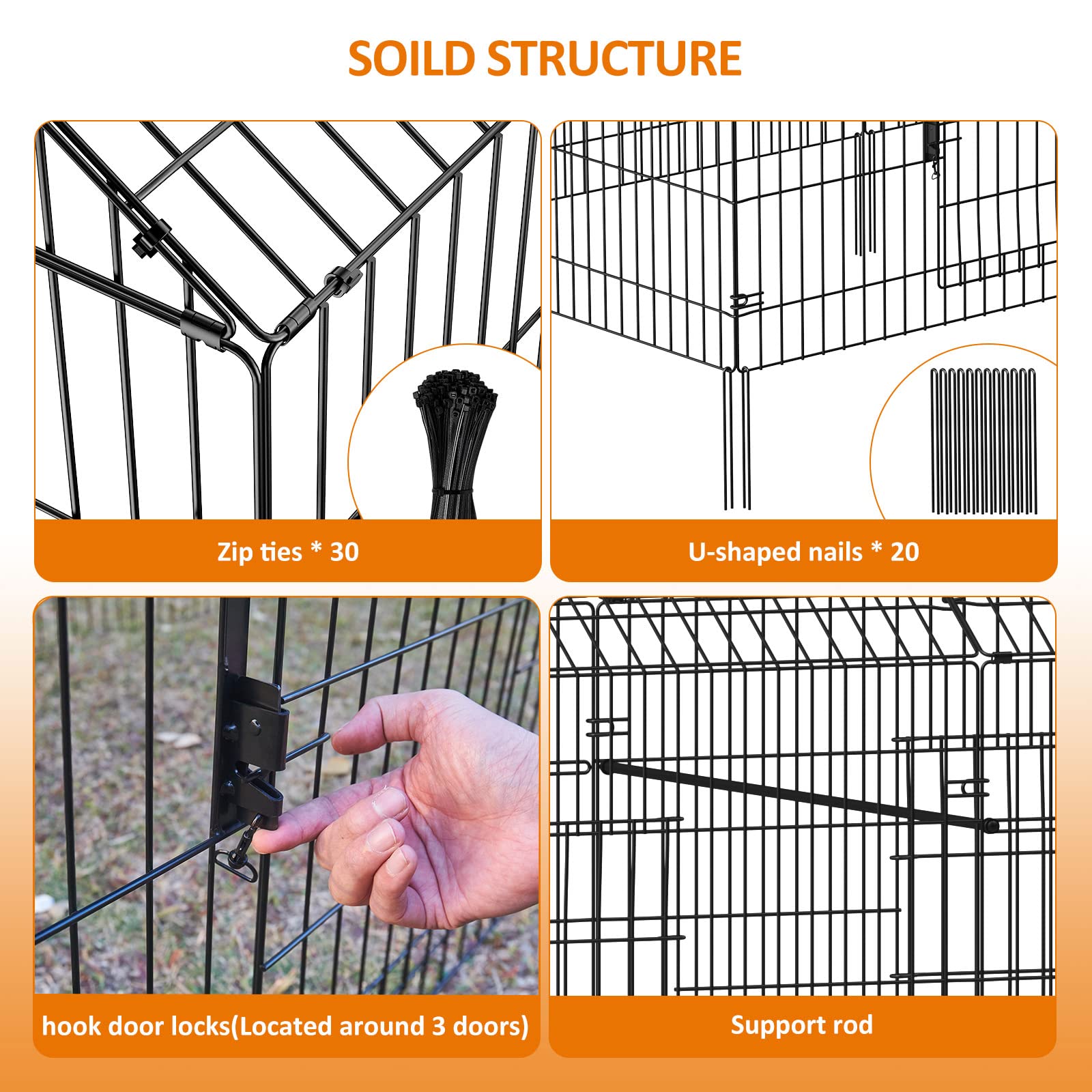 INJOPEXI cubierta impermeable y UV protege a las aves