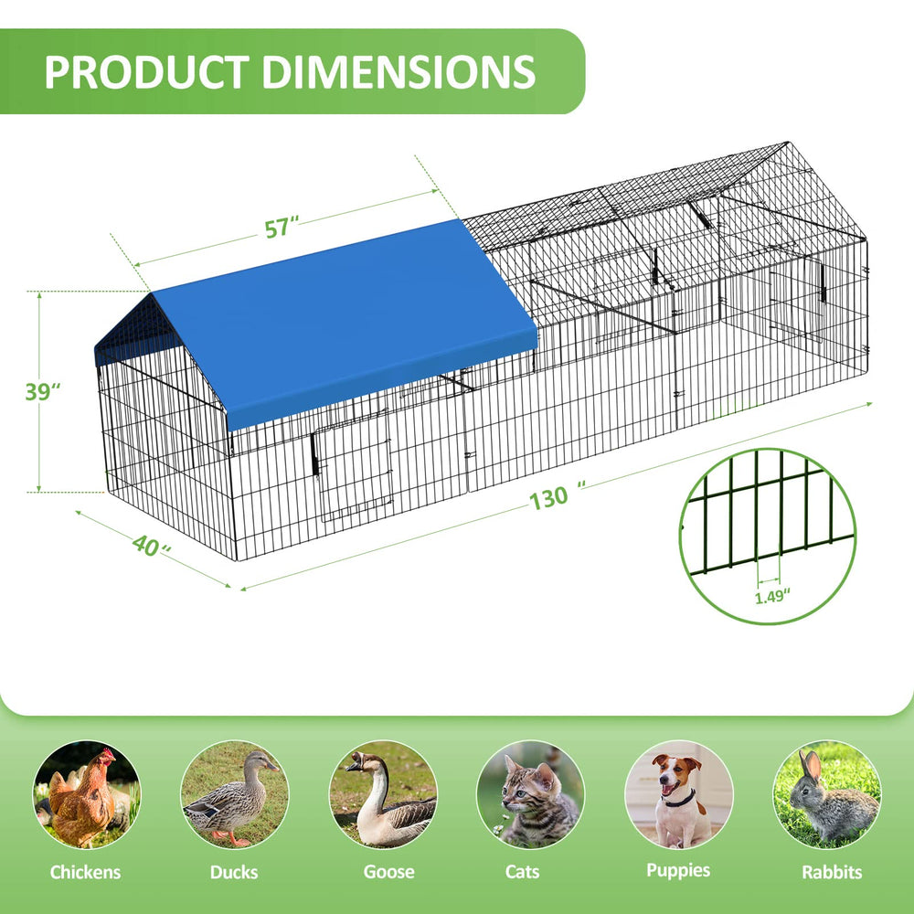 INJOPEXI gallinero con puerta de cierre automático para seguridad de aves.