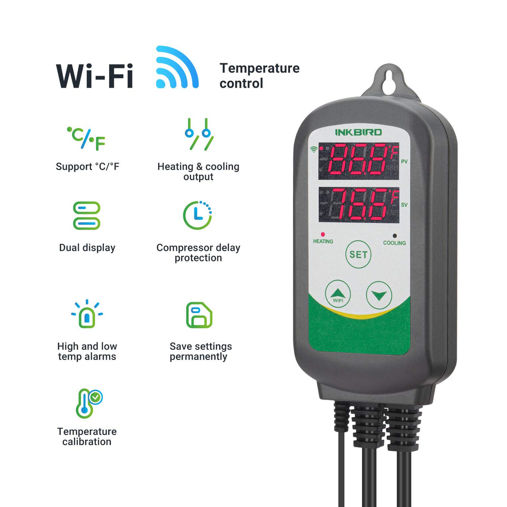 Inkbird ITC-308: control de calor y frío para acuario, seguridad y confort de las especies