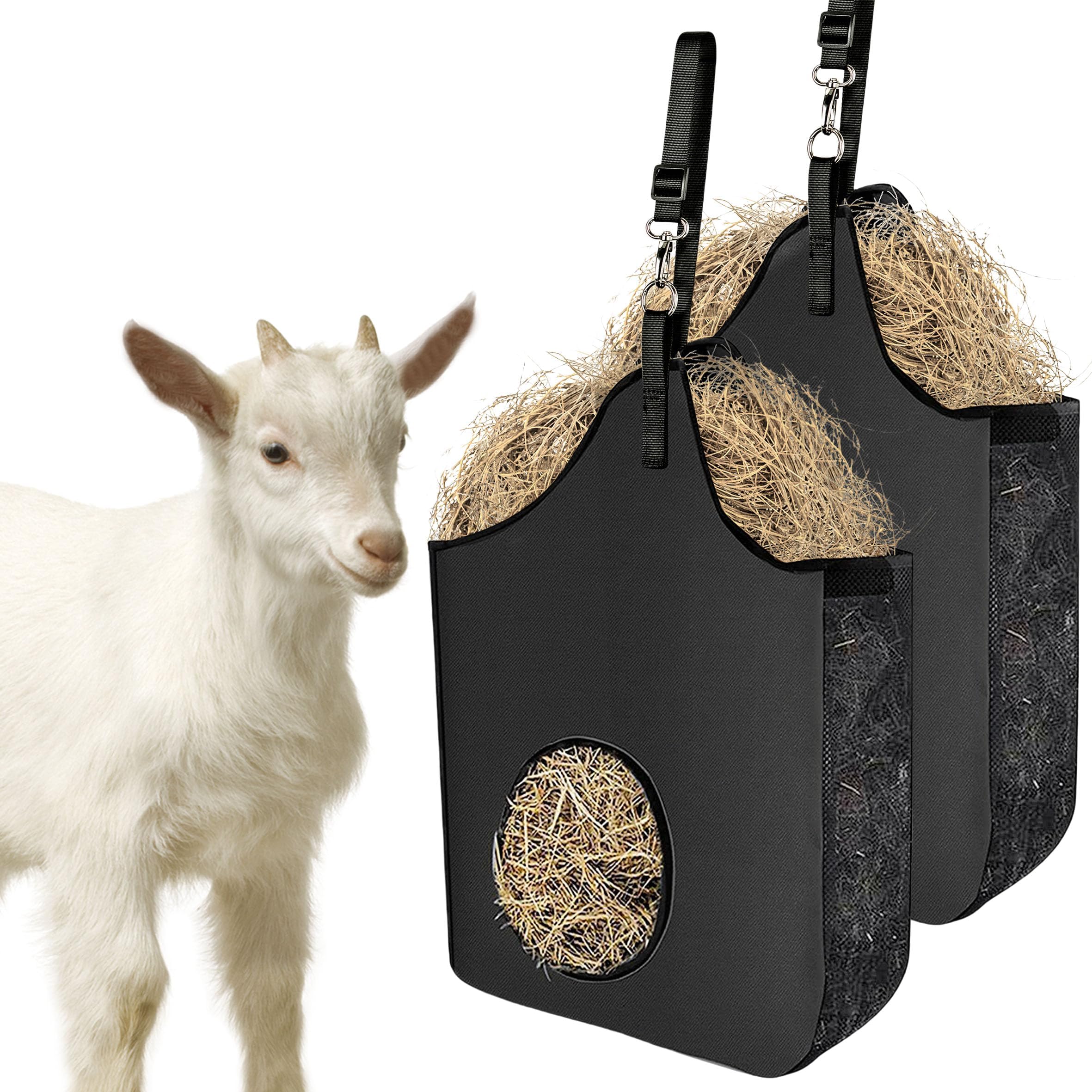 INKNOTE bolsa heno colgante para alimentación lenta en el corral.