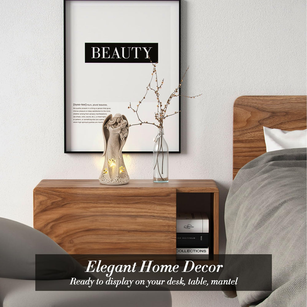INLOMEM decoración hogar memorial perro, perfecta para escritorio, mueble o repisa.