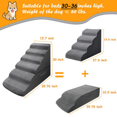 INRLKIT escalones desmontables muestran cuatro niveles para diferentes alturas