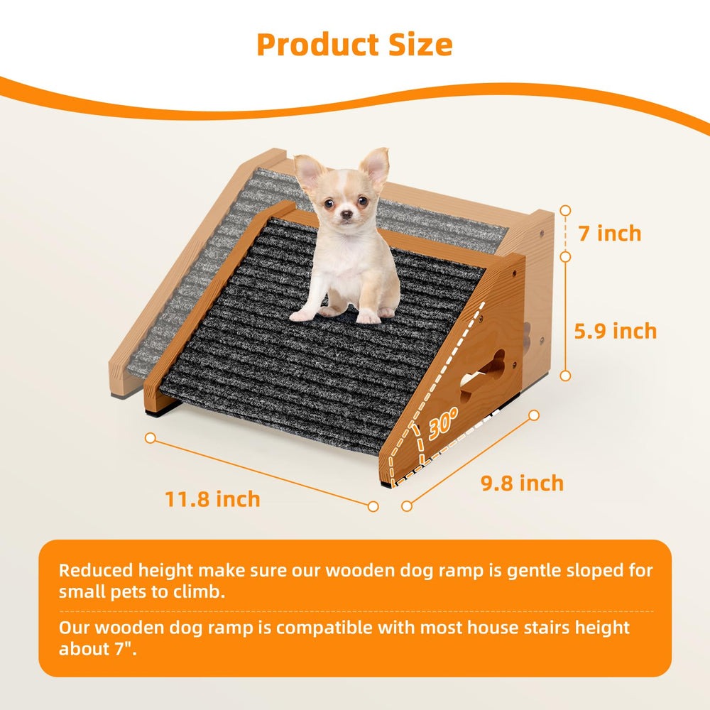INRLKIT rampa para perros y gatos, ideal para entrenamiento gradual.