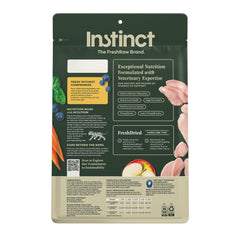 Instinct Puppy liofilizado, ingredientes clave con carne real y DHA natural.