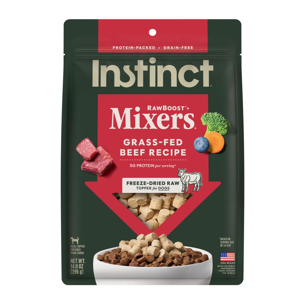 Instinct Raw Boost Mixers: verter desde la botella para premiar entrenamientos o snacks sabrosos