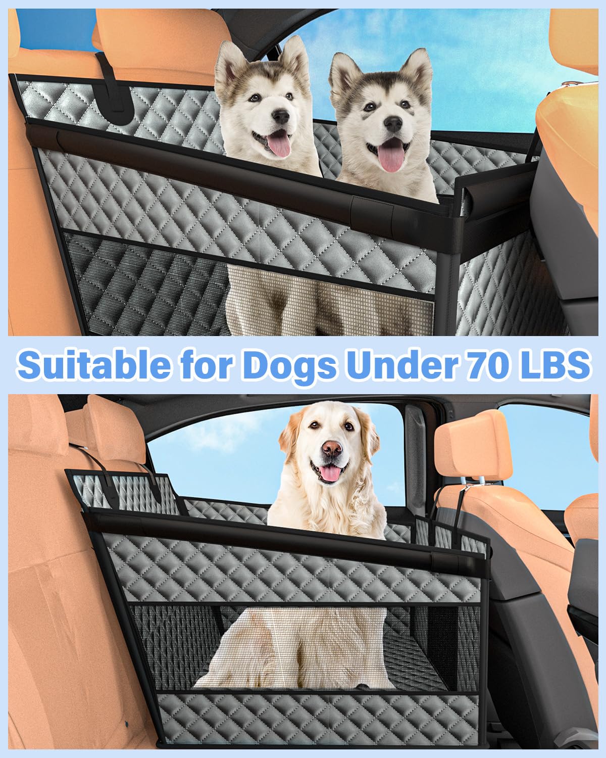 Instraella funda resistente a arañazos para asiento, ideal para viajes frecuentes.