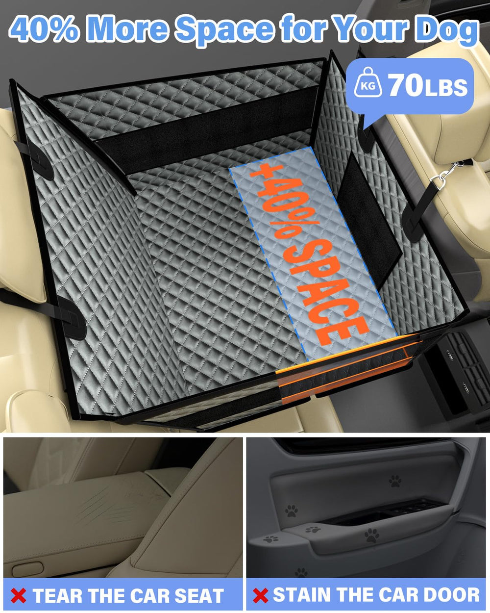 Instraella tejido impermeable para funda de asiento, protege contra barro y humedad.