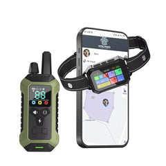 INTELIPAWS collar gps inalámbrico delimita perímetro para libertad controlada al aire libre.
