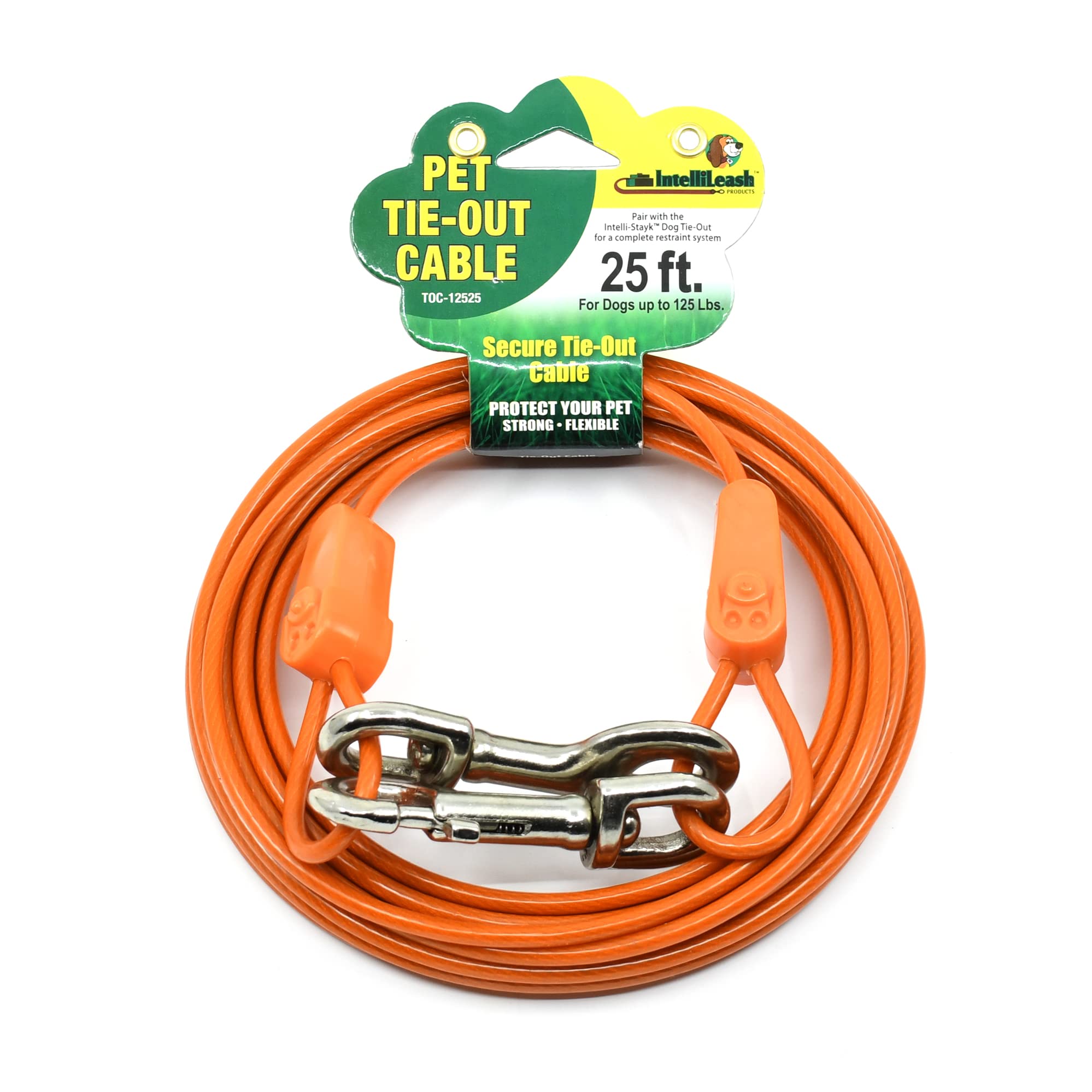 Intellileash: revestimiento de PVC resistente protege el cable del desgaste y la intemperie.