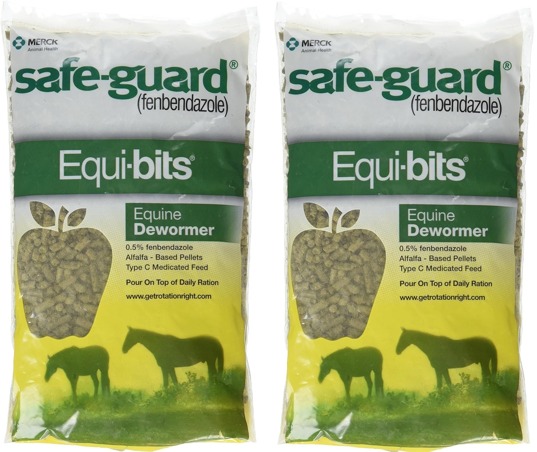 Intervet Safeguard: pellets de alfalfa para desparasitar caballos de forma práctica.