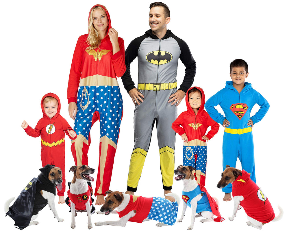 INTIMO Pijama Union Justice League Wonder Woman; mangas con ajuste cómodo.