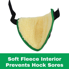 Intrepid Click Horse Shield con ajuste seguro mantiene la protección estable.