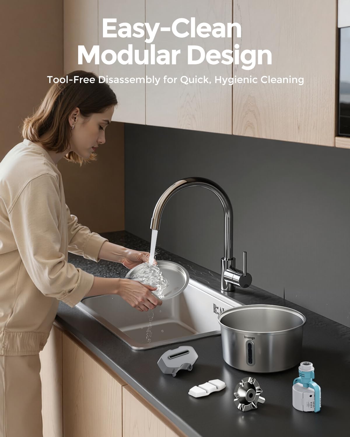 Invengo filtros de repuesto aseguran agua fresca sin interrupciones.