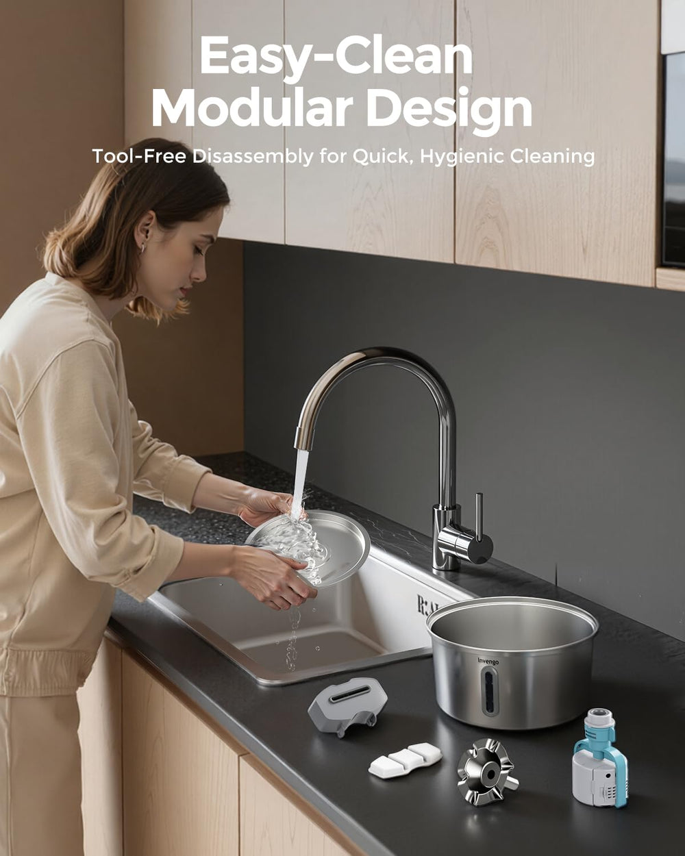 Invengo filtros de repuesto aseguran agua fresca sin interrupciones.