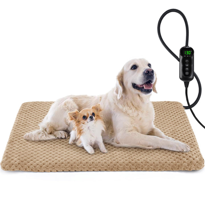 Almohadilla calentadora INVENHO con ajuste de temperatura para mascotas durante el descanso