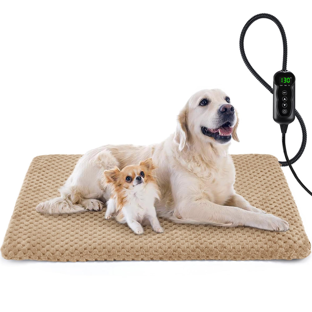 Almohadilla calentadora INVENHO con ajuste de temperatura para mascotas durante el descanso