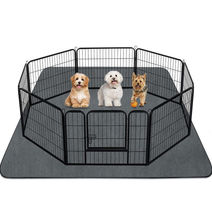 INVENHO almohadilla lavable para perros 72x72, gran tamaño para hogares grandes.