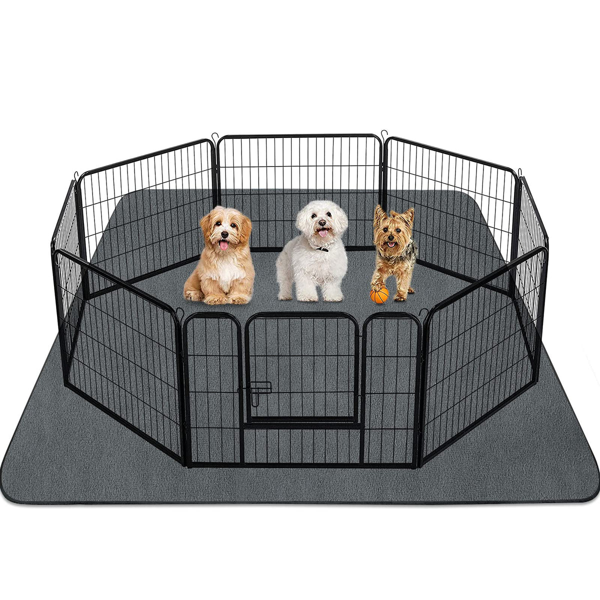 INVENHO almohadilla lavable para perros 72x72, gran tamaño para hogares grandes.