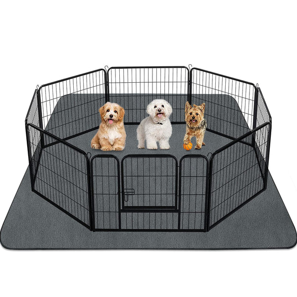 INVENHO almohadilla lavable para perros 72x72, gran tamaño para hogares grandes.