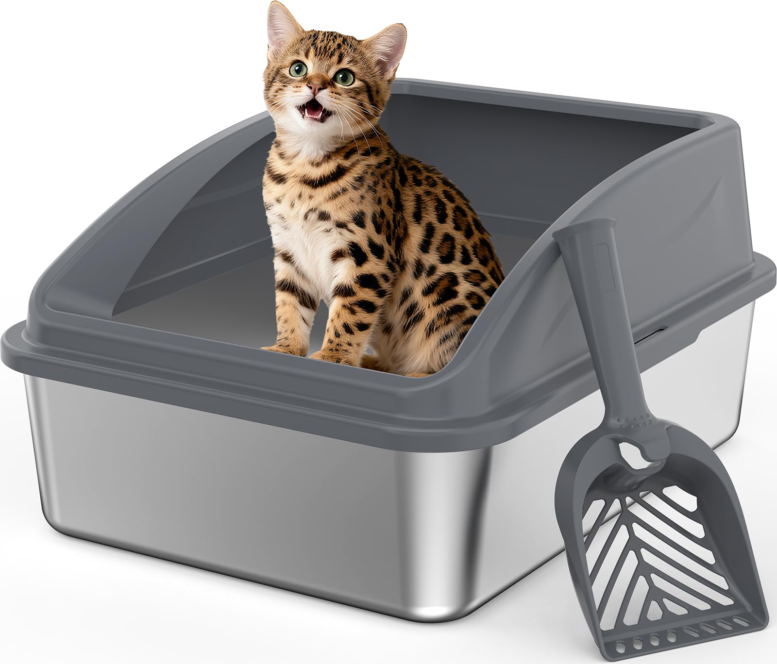 INVENHO caja-litter entrada superior facilita el acceso del gato