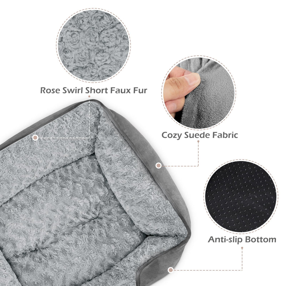 Cama INVENHO con base antideslizante para seguridad durante el sueño.
