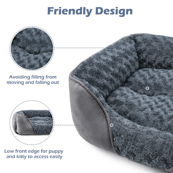 Cama INVENHO rectangular tamaño pequeño para perros ligeros