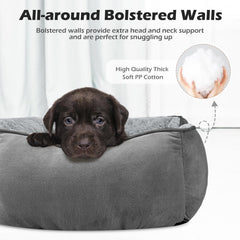 Cama INVENHO en terciopelo suave, ideal para el descanso invernal.