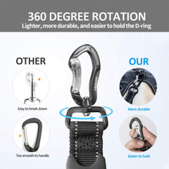 Sistema bungee elástico Zero Shock para paseos más suaves.