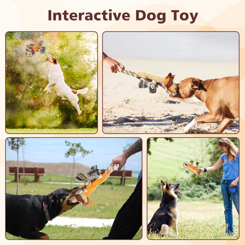 IOKHEIRA juguete interactivo de tira y afloja, ideal para actividad física.