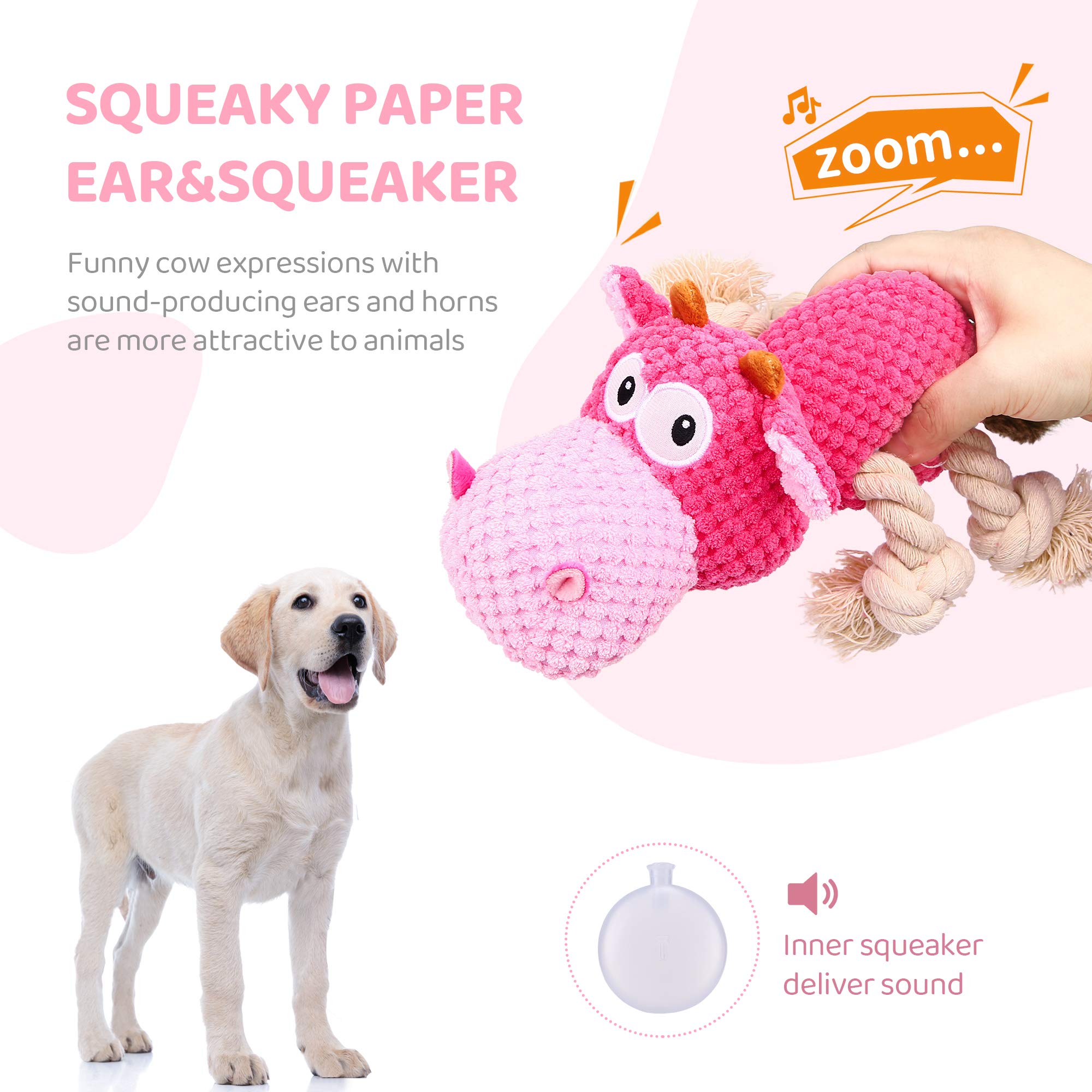 IOKHEIRA juguete con sonido estimulante para morder y jugar.