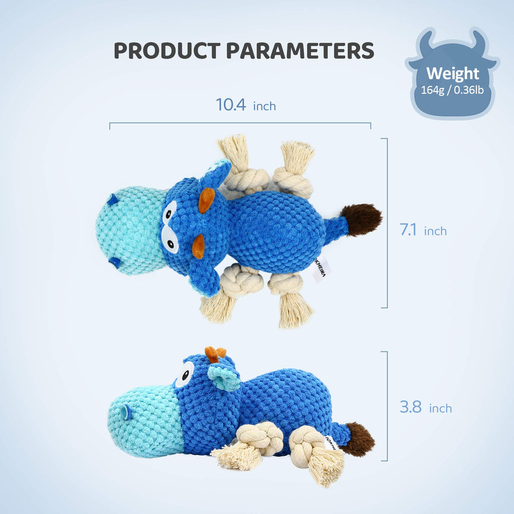 IOKHEIRA peluche multiuso para perros, ideal para buscar y compañía diaria.