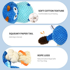 IOKHEIRA peluche crujiente con papel, invita a explorar texturas durante la masticación.