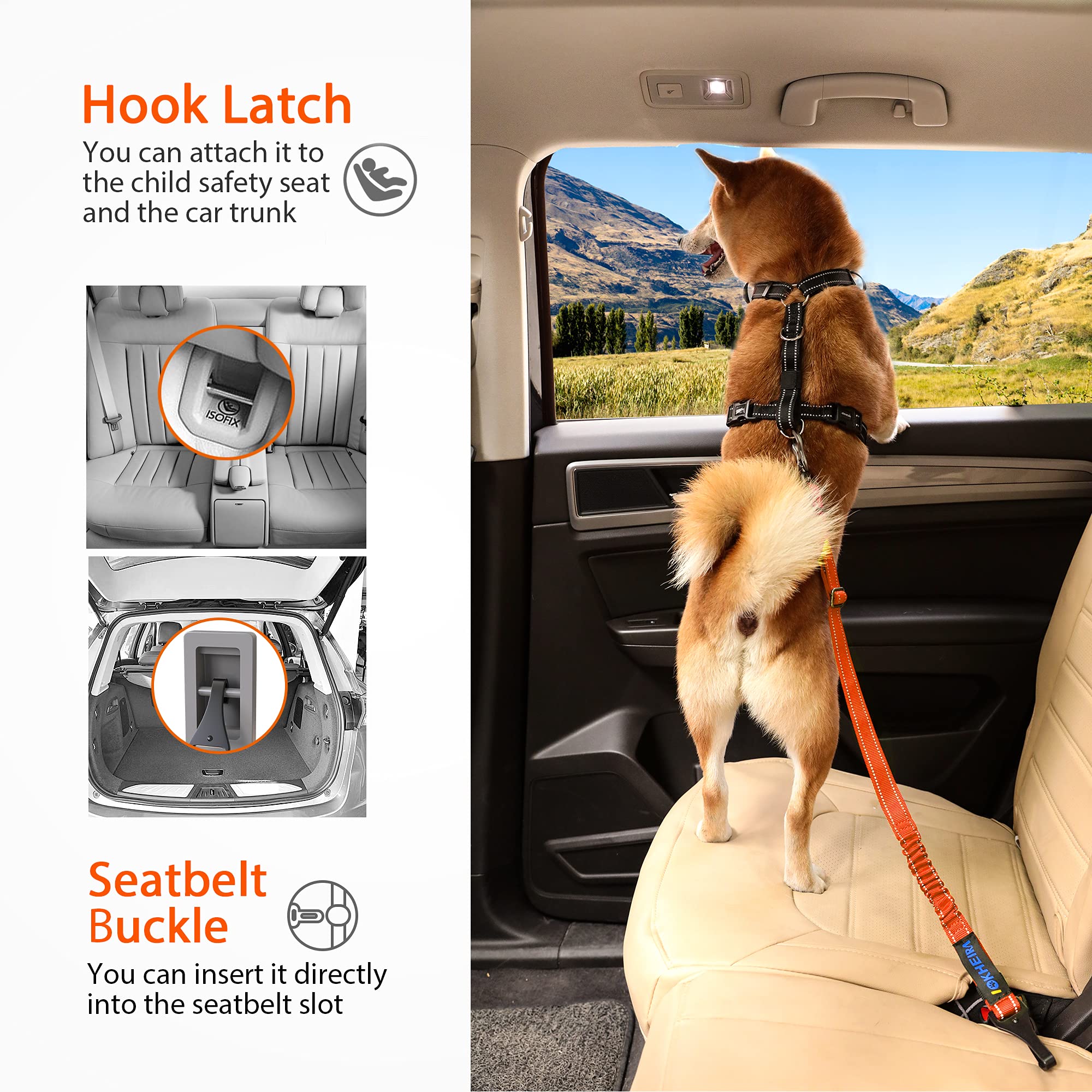 IOKHEIRA seguridad y confort para viajes con perros.