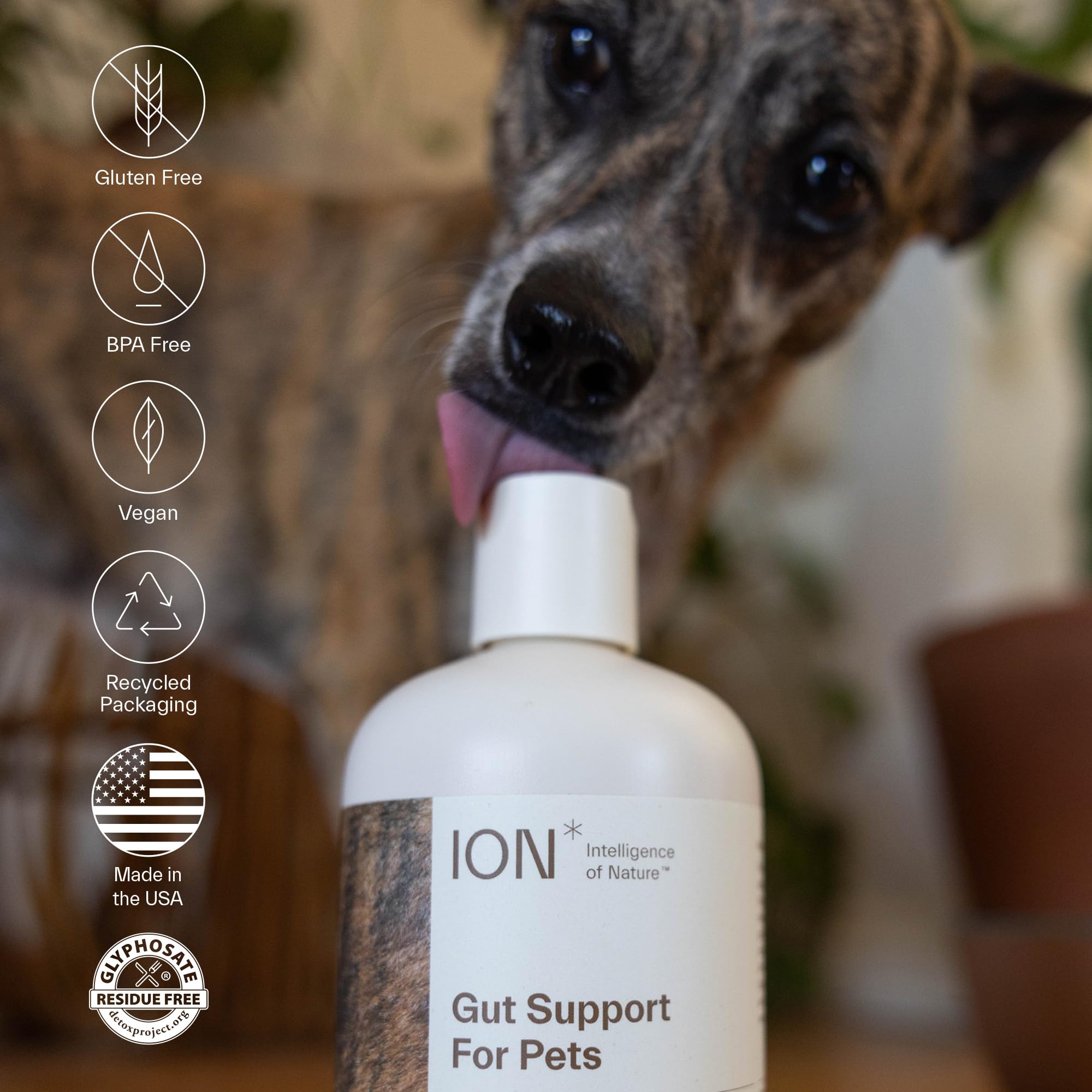 ION* Intelligence of Nature, frasco de 16 oz listo para uso en mascotas
