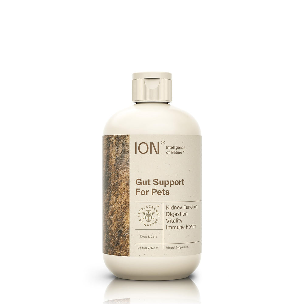 ION* Intelligence of Nature, gotas para apoyar la salud intestinal de mascotas y digestión suave