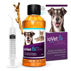 ioVet Oral añade agua para mascotas y promueve higiene bucal sencilla