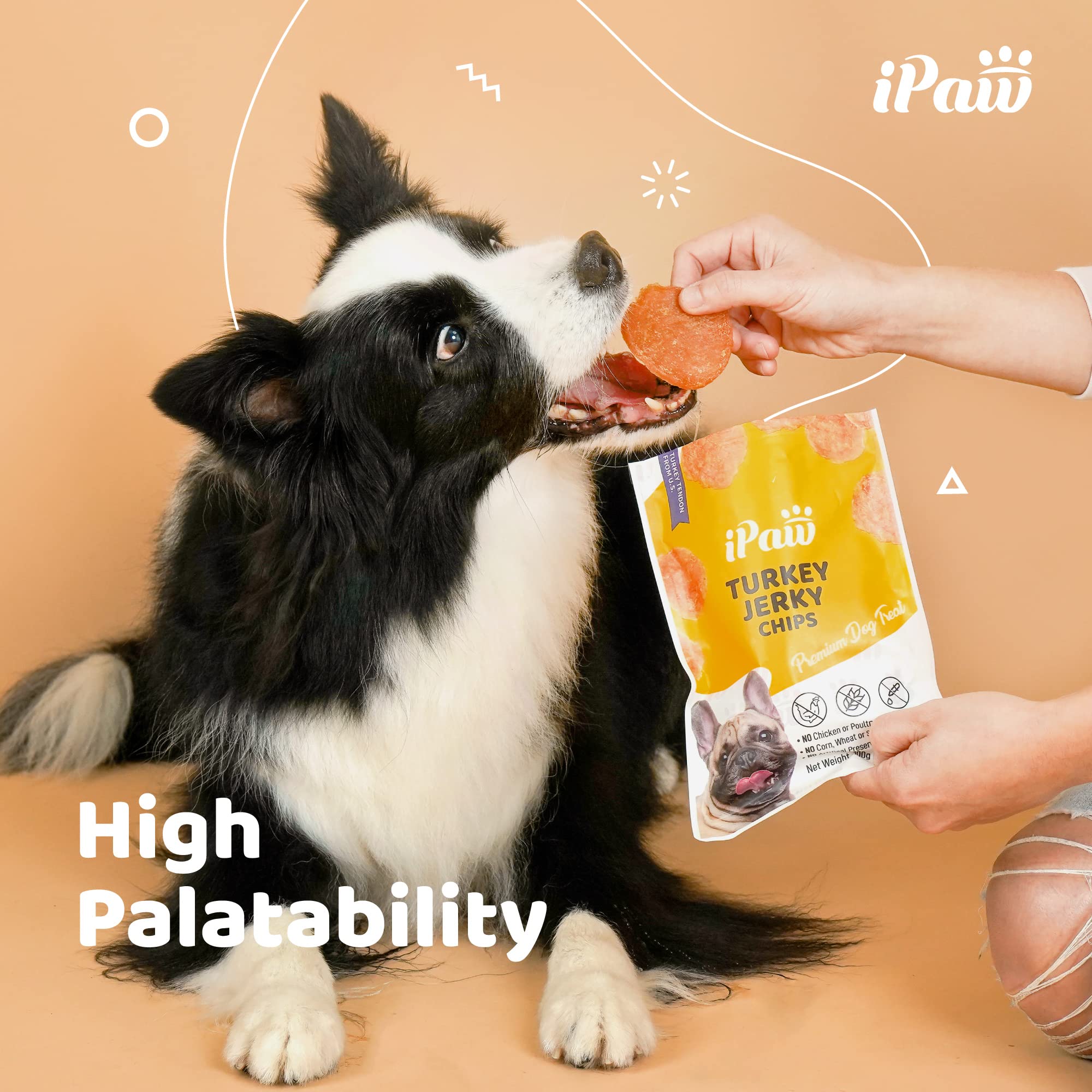 iPaw trocitos de pavo aptos para todas las edades caninas