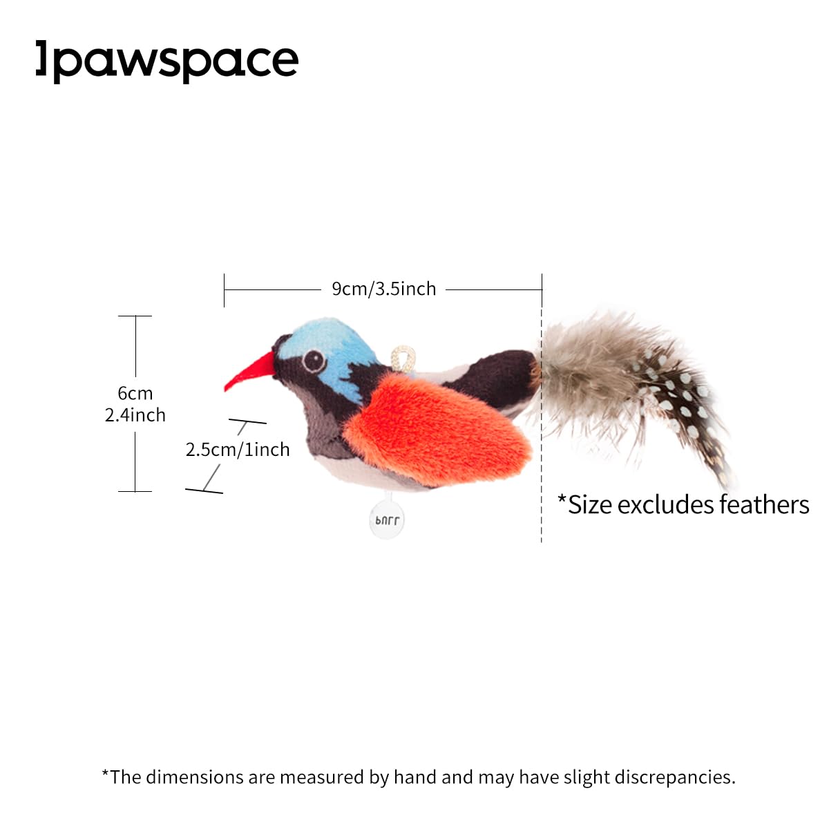 ipawspace tejido suave y seguro para gatos, ideal para morder.