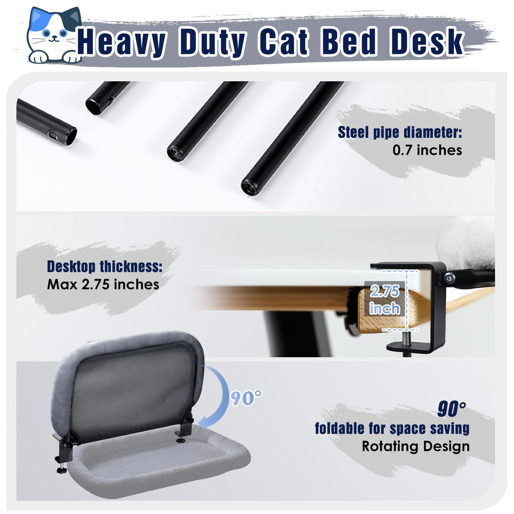 IPOW Cama Gato dos-en-uno cama y perchero para uso versátil