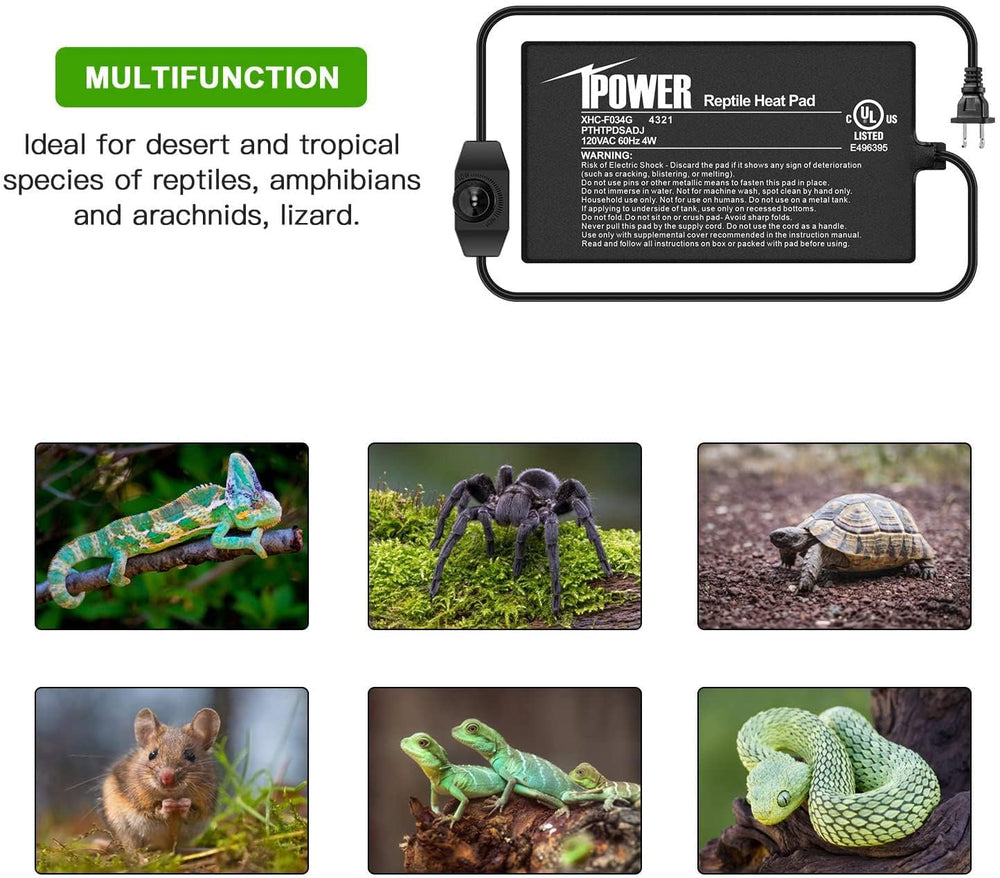 iPower adhesivo 3M permite montaje seguro sobre vidrio del terrario.