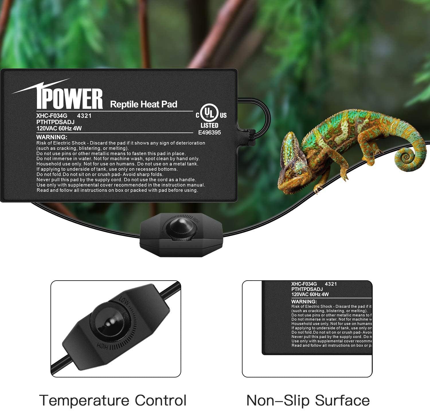 iPower cable de 6 pies facilita la conexión al sistema.