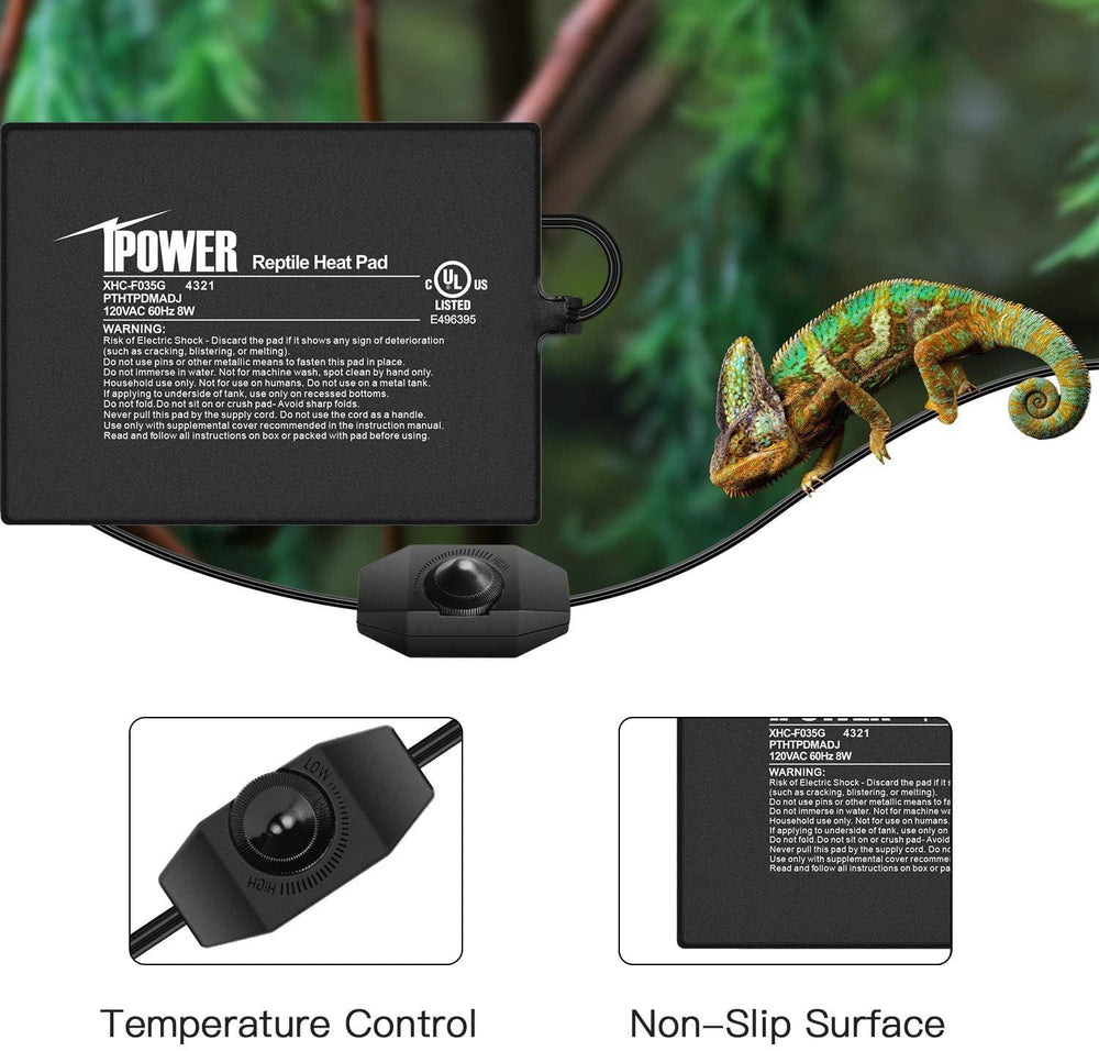 iPower montaje lateral para reptiles facilita instalación