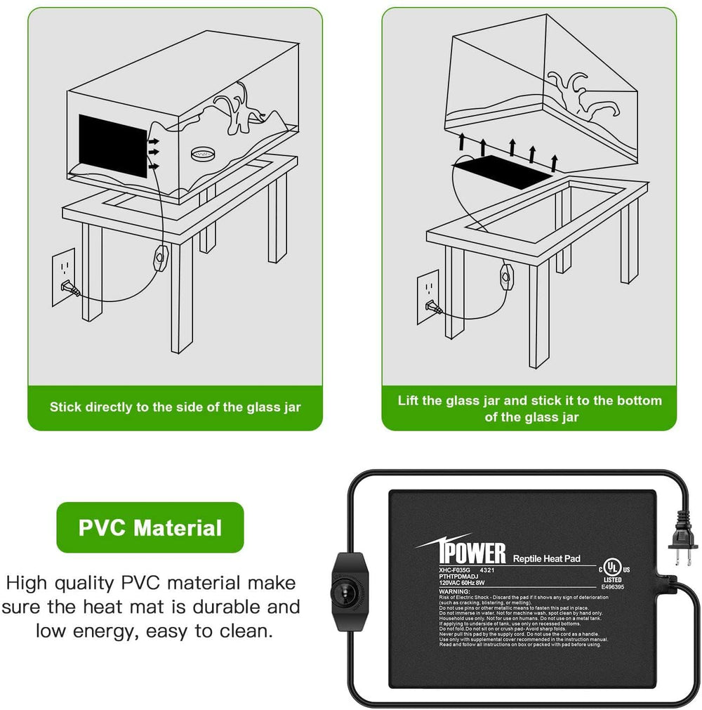 iPower uso multifuncional en terrarios y plantas