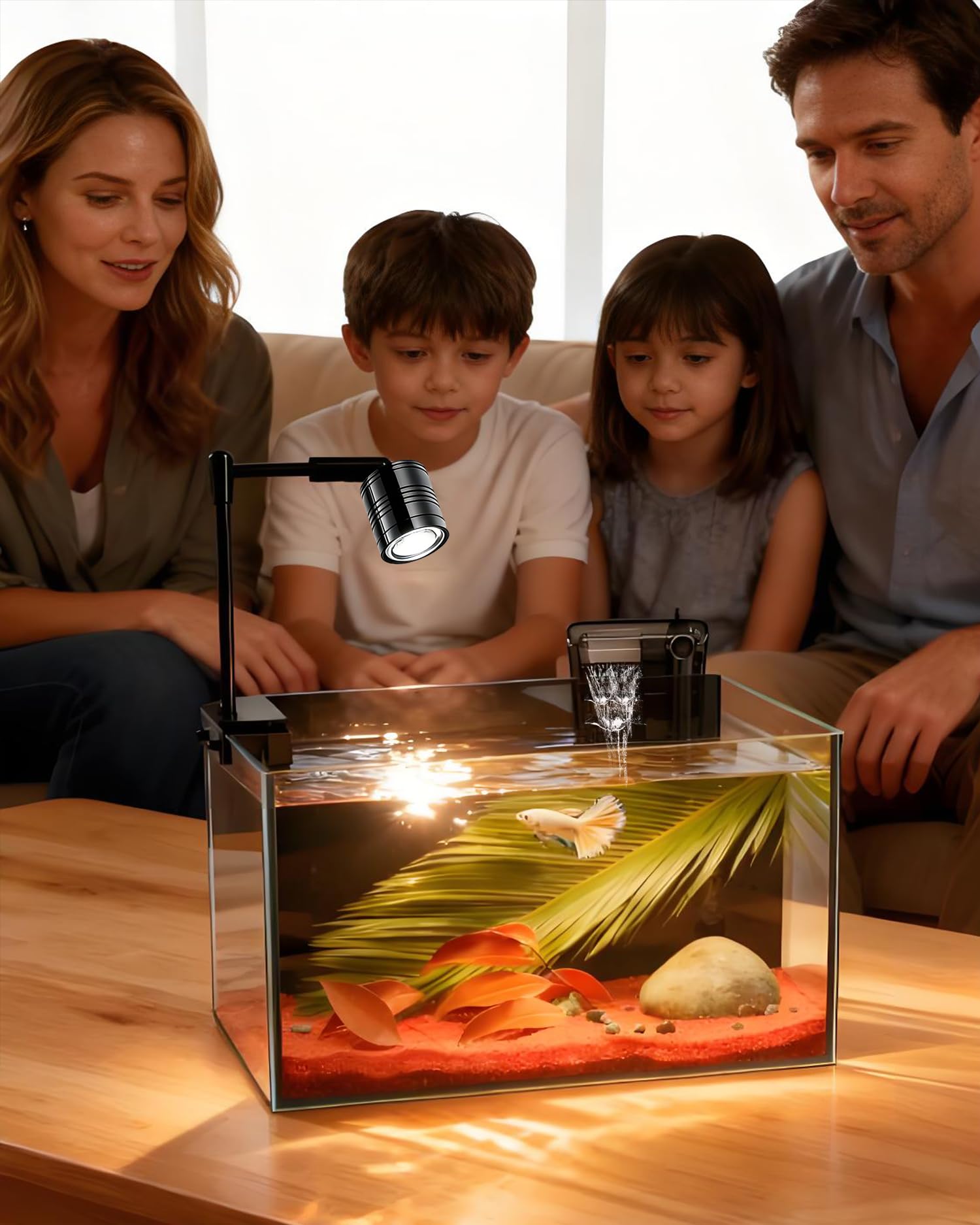 Divisores para Bettas en acuario iPriro, permiten convivencia sin estrés.