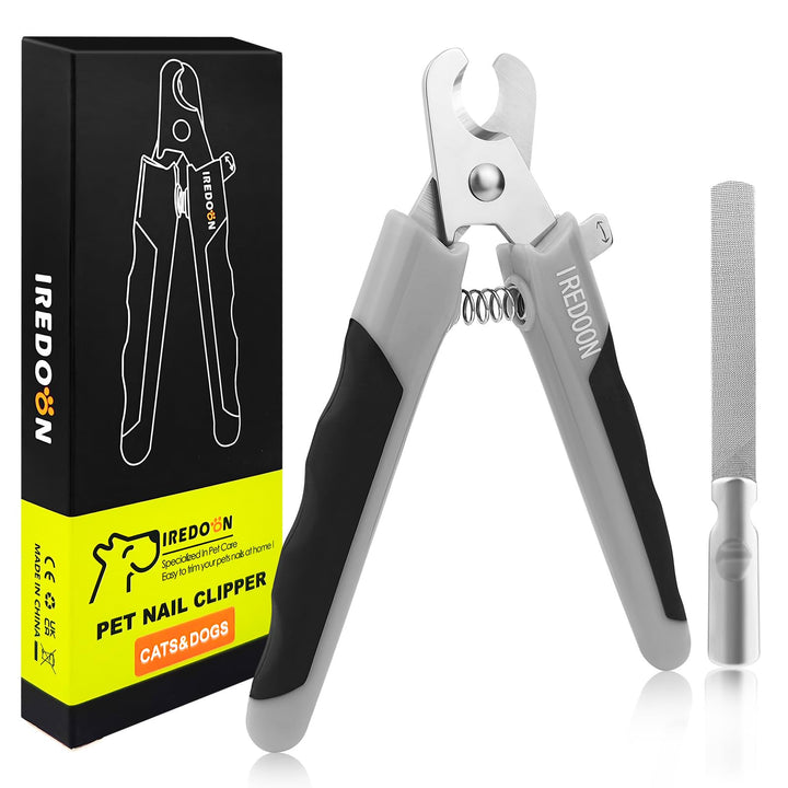 IREDOON Tijeras para uñas de perro, corte preciso y suave