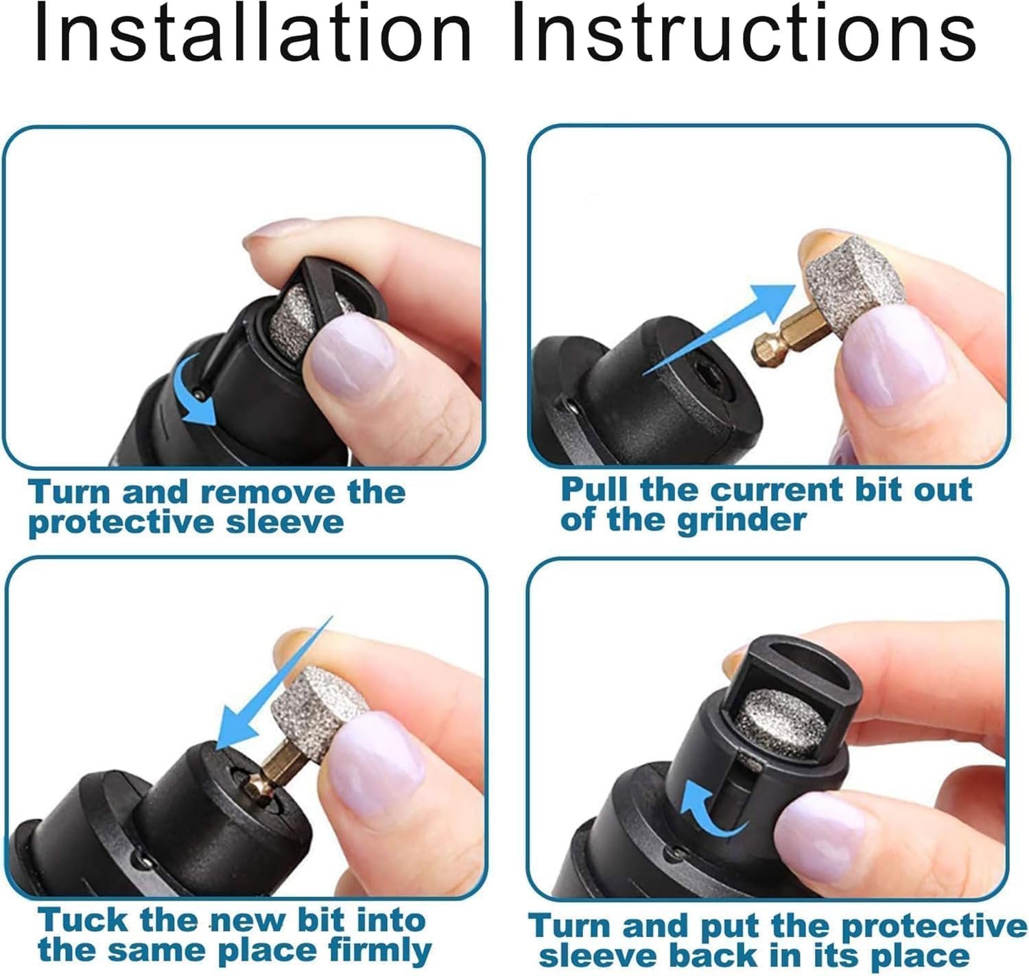 Irsnianianfa Silent Groom Pro diseño ergonómico para uso cómodo y preciso