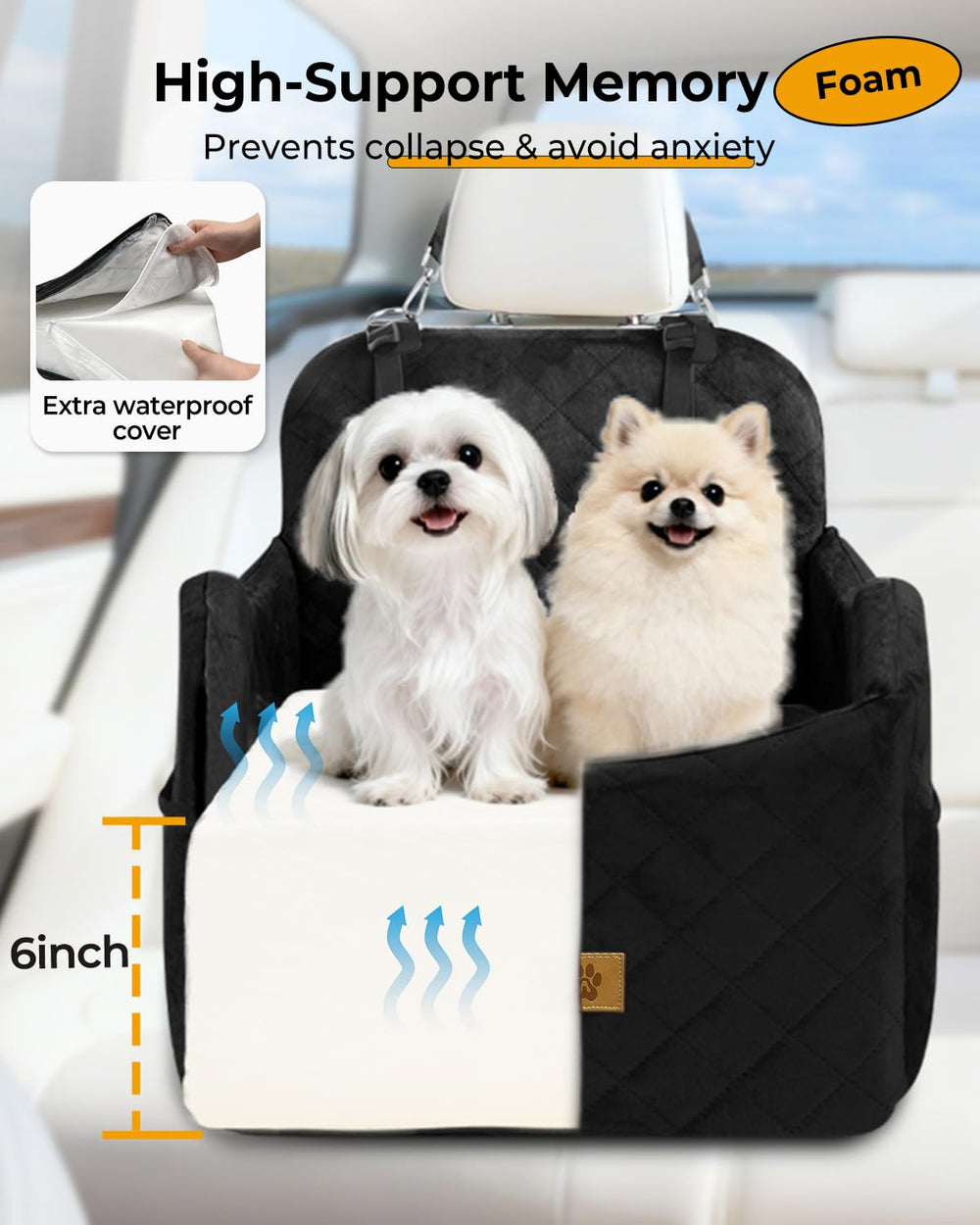 Funda impermeable Ishineon protege el asiento ante líquidos y accidentes.